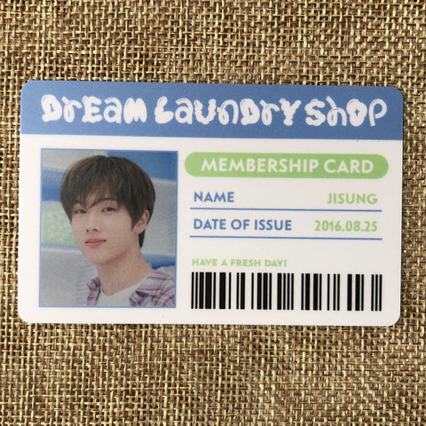 NCT Dream JISUNG [DREAM LAUNDRY SHOP MD] Official Membership Photocard / Gift