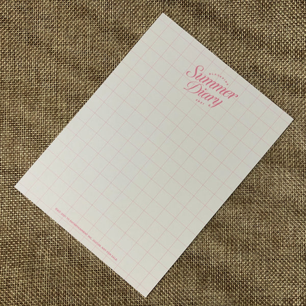 BLACKPINK ROSE #1 [ 2021 SUMMER DIARY ] Official Postcard Photocard / New / Gift