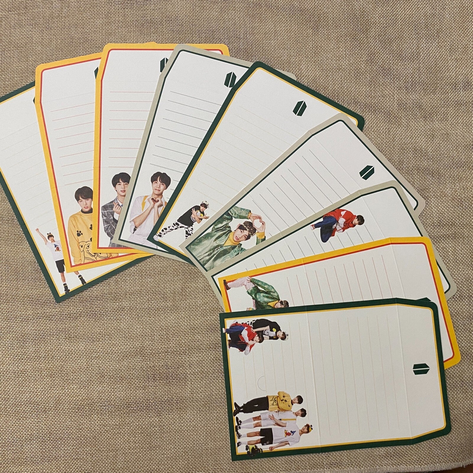 BTS [Fanclub ARMY 5th Membership Kit] Official Letter Envelopes Set / New / Gift
