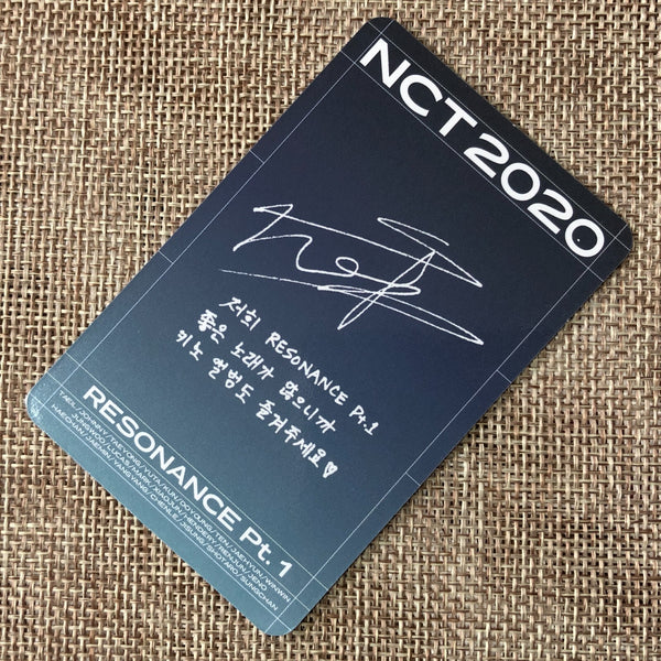 NCT 2020 SHOTARO [Resonance Pt.1 Kihno] Official Photocard, Past Ver. / Gift