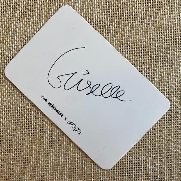AESPA Giselle [ 2021 EIDER ] Official Limited Photocard / New, Rare / Gift