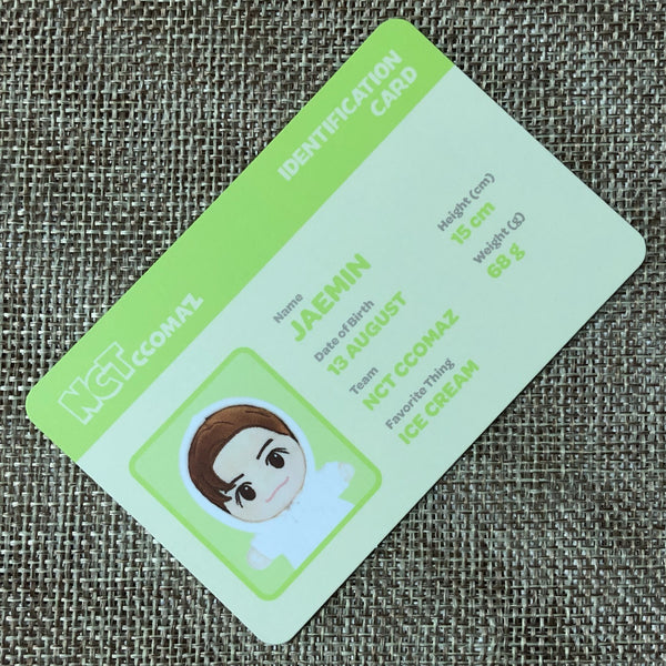 NCT JAEMIN [ CCOMAZ GROCERY STORE ] Official ID Card Photocard / New / Gift