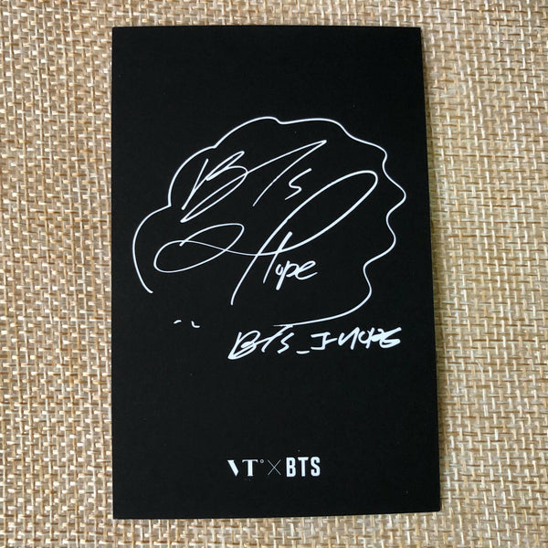 BTS J-HOPE #2 [ VT Think Your Teeth Official Photocard Black , White ] NEW /+GFT
