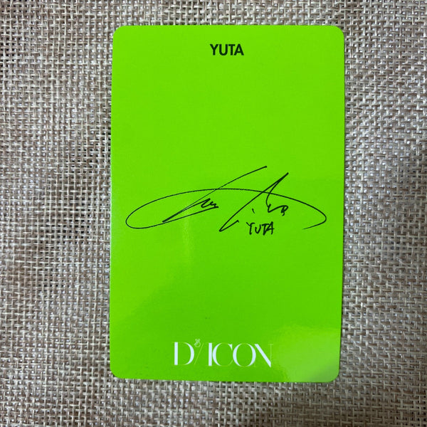 NCT Dream YUTA #7 [ 2019 Dicon Custom Book ] Official Photocard / New / Gift