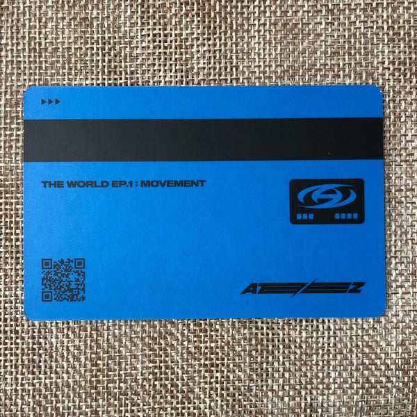 ATEEZ SEONGHWA [THE WORLD EP.1 : MOVEMENT] Official ID Card Photocard, A Ver.