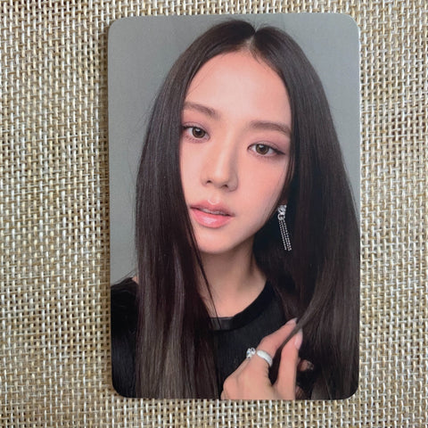 BLACKPINK JISOO [THE ALBUM Ktown4U] Official Photocard, Straight Hair / Gift