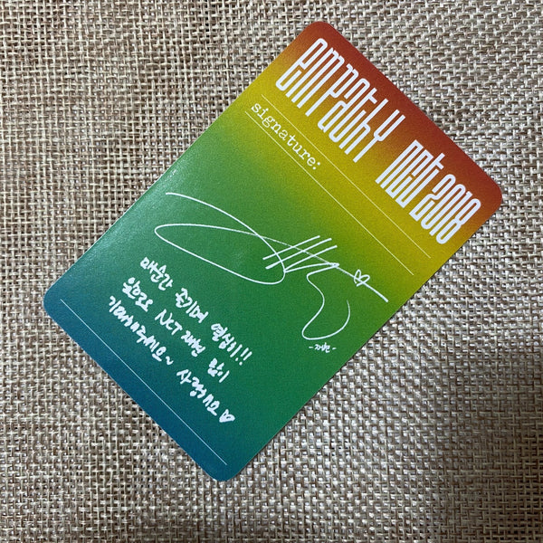 NCT 2018 JAEHYUN [ EMPATHY ] Official Photocard, Dream Ver / New, Rare / Gift