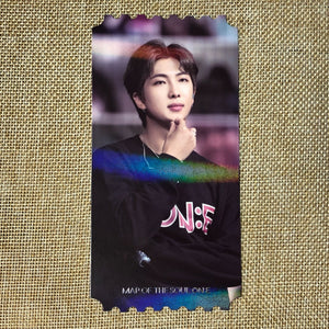 BTS RM [Map of the Soul ON:E DVD] Official Hologram Ticket Photocard / Gift