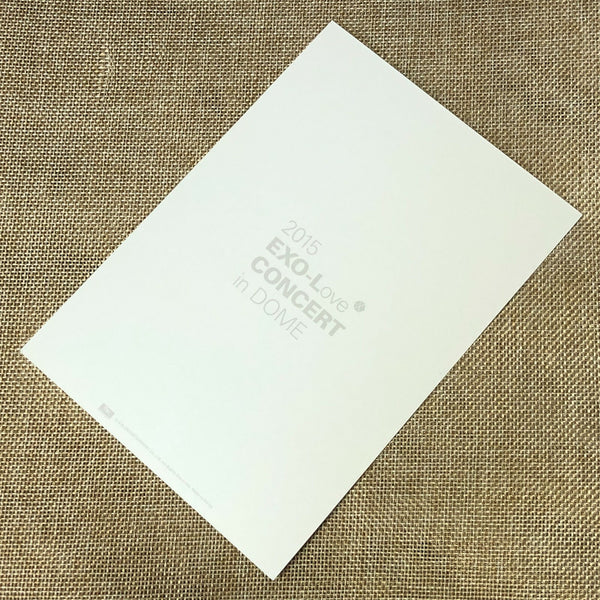 EXO CHEN #2 [ 2015 EXO-Love CONCERT in DOME ] Official Photocard / New / Gift