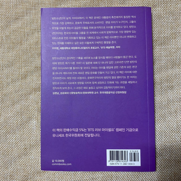 BTS [ BTS & ARMY CULTURE Official Korean Book ] 201 pg / Mint, Rare / +Gift