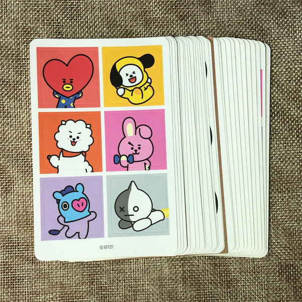 BTS [ BT21 ] Official Deco Sticker Set (31 Sheets) / New / Gift