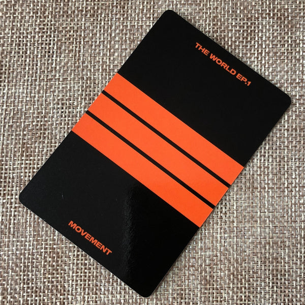 ATEEZ YUNHO [THE WORLD EP.1 : MOVEMENT] Official Photocard, Z Ver. / New / Gift
