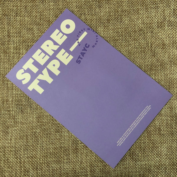 STAYC SIEUN [ STEREOTYPE ] Official Postcard, 2nd Album / New / Gift