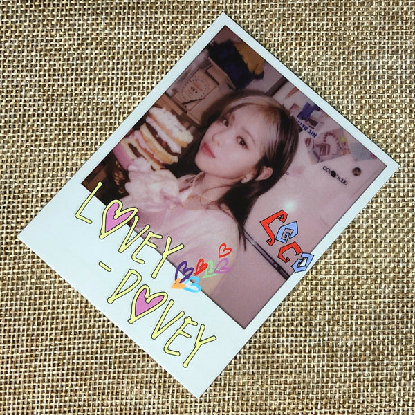 ITZY RYUJIN #2 [CRAZY IN LOVE] Official Polaroid Photocard, 1st Album / Gift