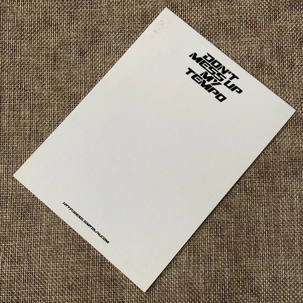 EXO KAI [ Don't Mess Up My Tempo ] Official Postcard, 5th Album / New / Gift