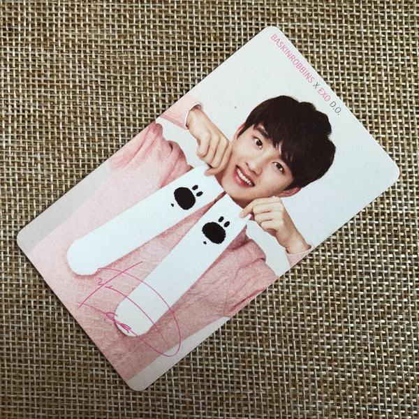 EXO D.O. [ Baskin Robbins ] Official Photocard, Baekhyun Ver. / New / Gift