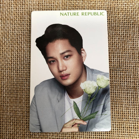 EXO KAI [ Nature Republic ] Official Limited Photocard, EXO-K / New / Gift