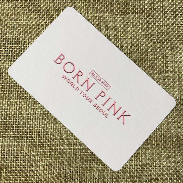 BLACKPINK JENNIE [Born Pink World Tour Seoul Weverse] Official Photocard / Gift