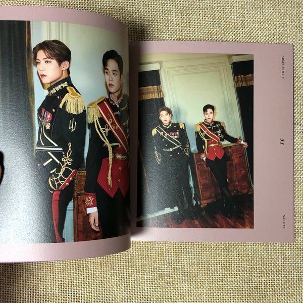 AB6IX [ SALUTE ] 3rd Album Loyal Ver. / CD+ Photobook + Memo Board, NO PC / New