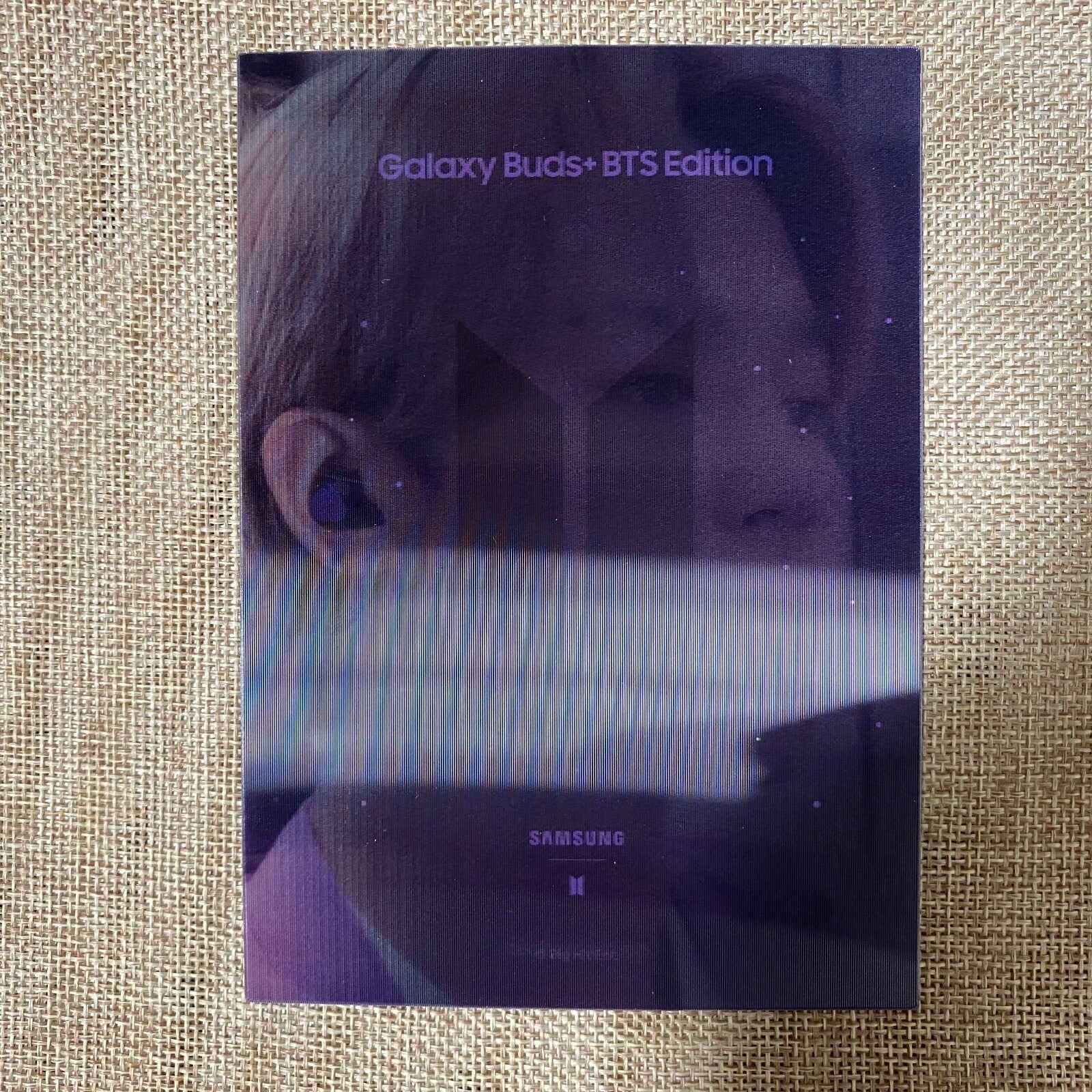 BTS JIMIN [SAMSUNG Galaxy Buds] Official Lenticular Photocard / New, Rare / Gift