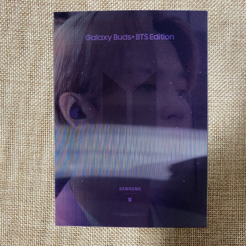 BTS JIMIN [SAMSUNG Galaxy Buds] Official Lenticular Photocard / New, Rare / Gift