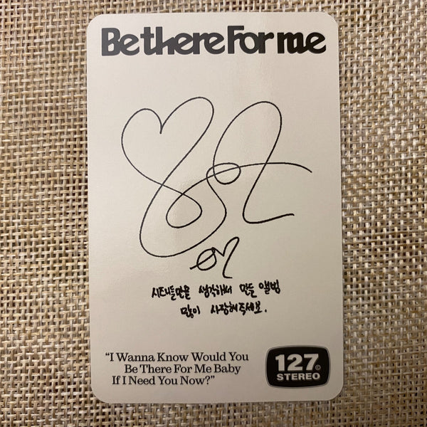 NCT TAEYONG [Be There For Me] Official Photocard, House Mini (CD-R) Ver. / Gift
