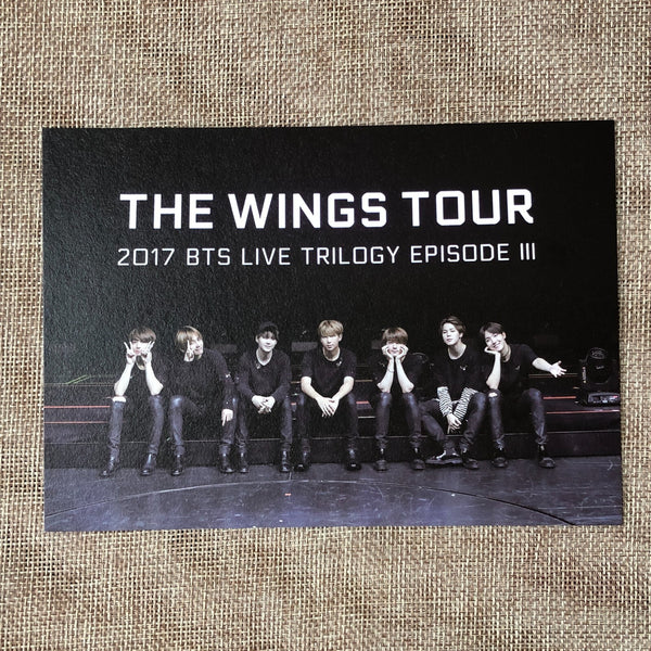BTS GROUP [ Memories of 2017 ] Official DVD Postcard / New / Gift