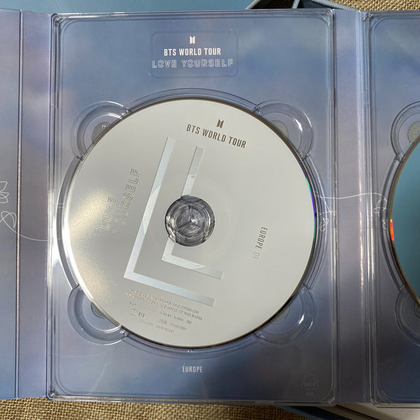 BTS [Love Yourself Europe] Official DVD / Photobook + 2 DVD, No PC / New / Gift