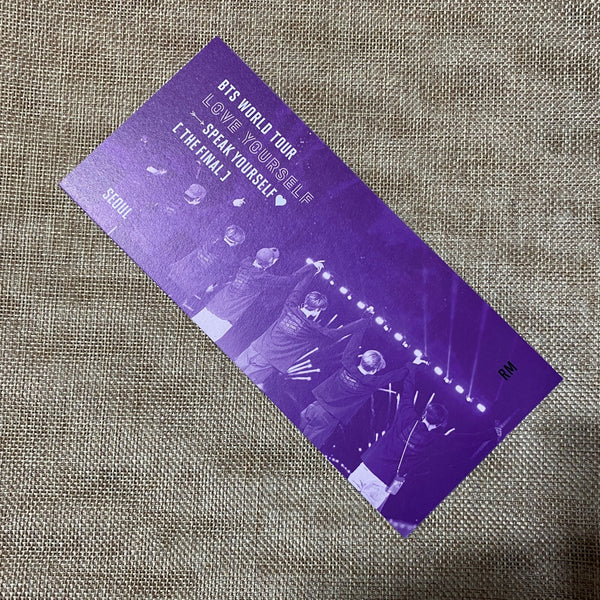 BTS RM [ Speak Yourself Seoul The Final DVD ] Official Bookmark / New / Gift