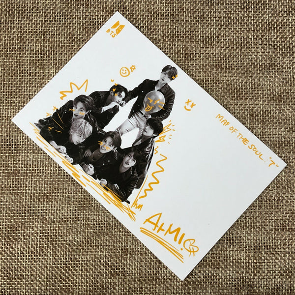 BTS GROUP [ Map Of The Soul 7 ] Official Postcard / New / Gift