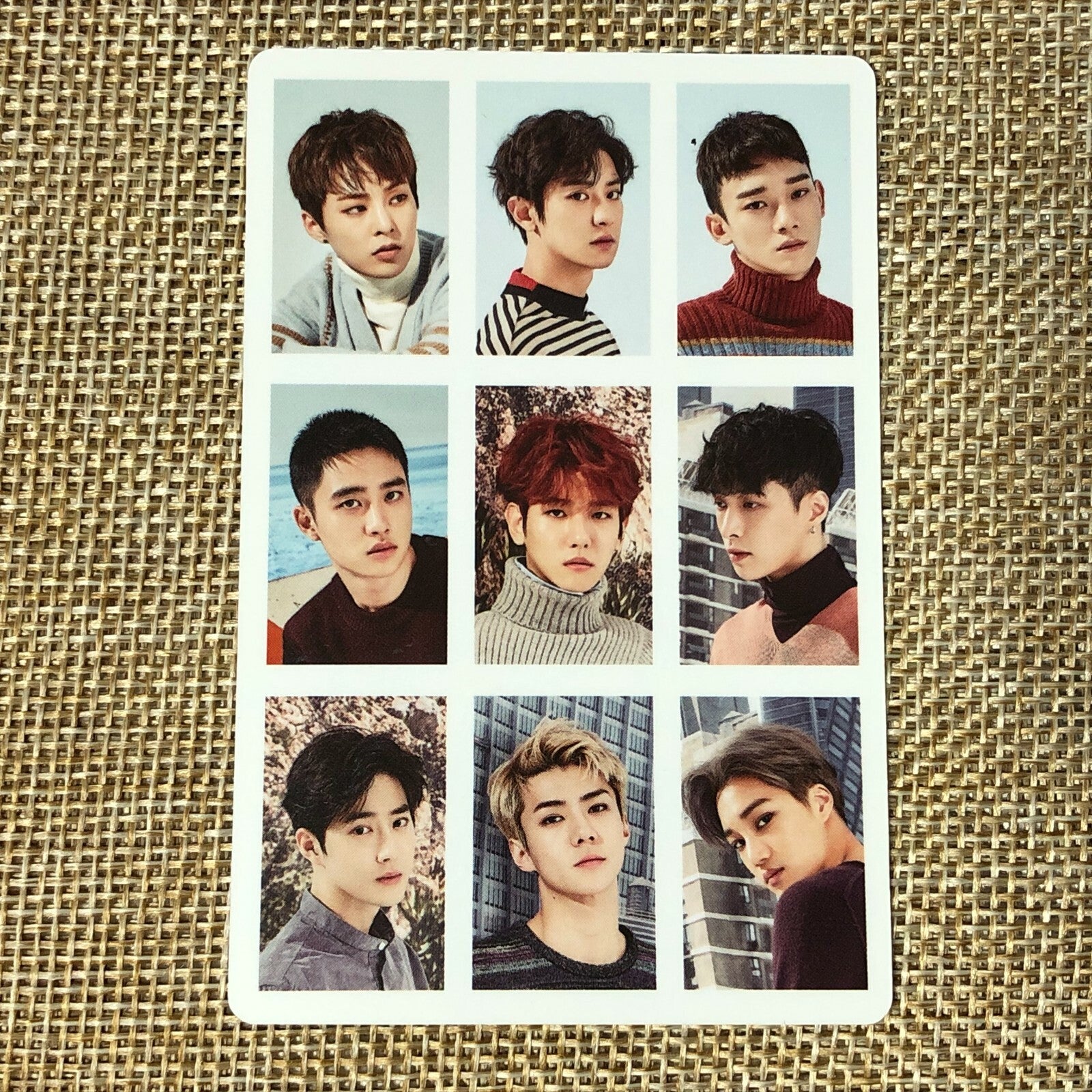 EXO GROUP [2017 Season's Greetings Mini Calendar] Official Photocard / Gift