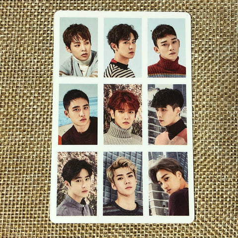 EXO GROUP [2017 Season's Greetings Mini Calendar] Official Photocard / Gift