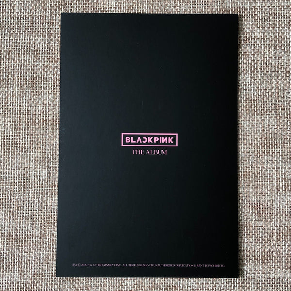 BLACKPINK JISOO #1 [ THE ALBUM ] Official Postcard, 1st Full Album / New / Gift