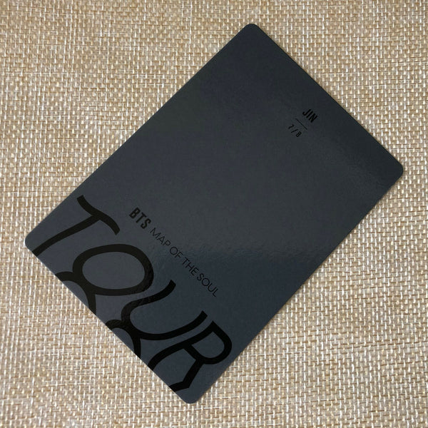 BTS JIN 7/8 [ Map Of The Soul Tour ] Official Mini Photocard / New / Gift