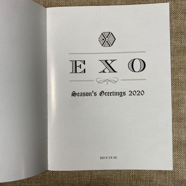 EXO GROUP [ 2020 Season's Greetings ] Official Photobook / New, Rare / Gift