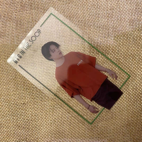 BTS JIMIN [ IN THE SOOP ] Official Transparent Clear Photocard, Early Bird / GFT