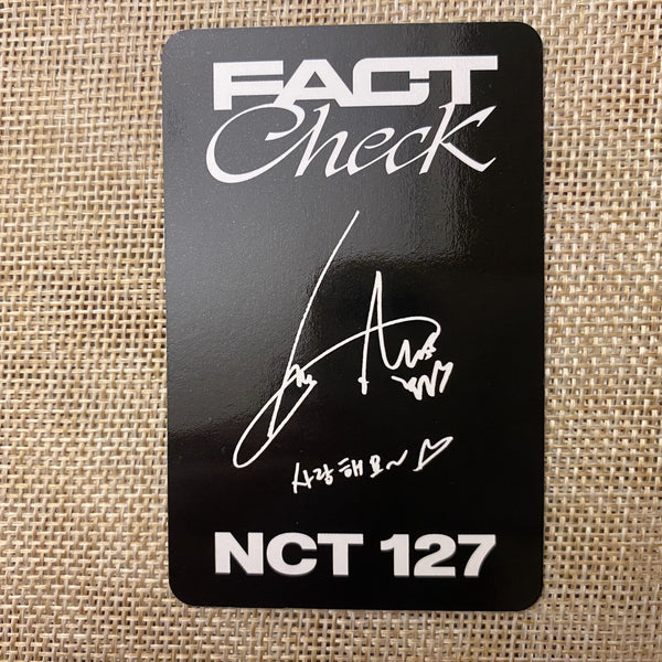 NCT 127 YUTA #1 [ Fact Check ] Official Photocard, QR Version / New, Rare / Gift