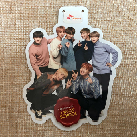 BTS GROUP [SKT] Official Photo Bookmark Photocard, Limited Edition / New / Gift