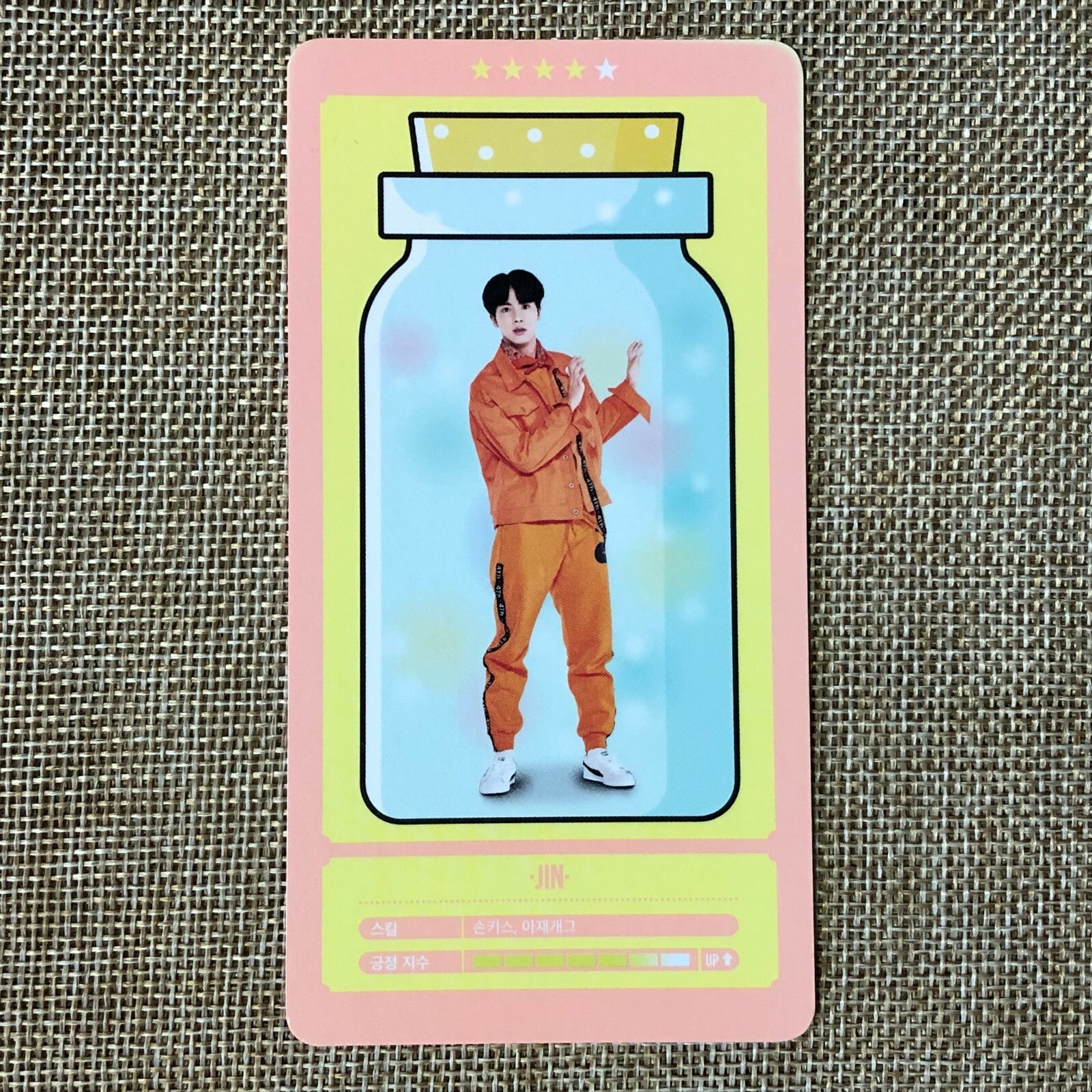 BTS JIN #4 [ 4th Muster Happy Ever After ] Official Cloud Photocard / New / Gift