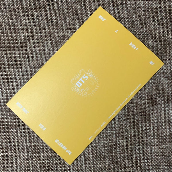 BTS UNIT #2 [GLOBAL OFFICIAL FANCLUB 2nd ARMY MEMBERSHIP KIT] Postcard / Gift