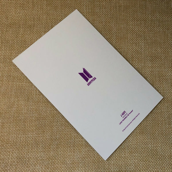BTS J-HOPE [Armypedia Love Yourself Answer] Official Postcard Photocard / Gift