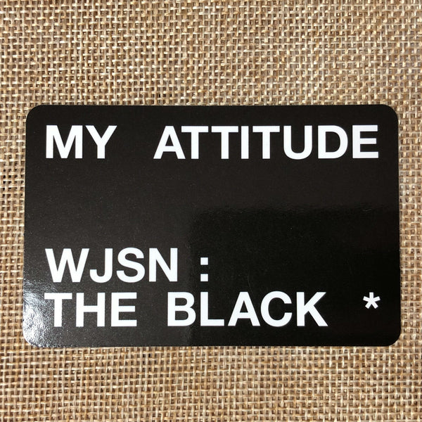WJSN EXY [My Attitude : The Black] Official Photocard, 1st Cosmic Girls / Gift