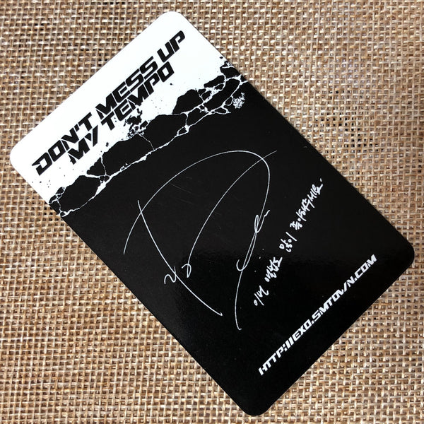 EXO D.O. [Don't Mess Up My Tempo] Official Photocard, Moderato 5th / New / Gift