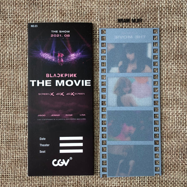 BLACKPINK LISA [ The Movie ] Official Limited Film Mark / New / Gift