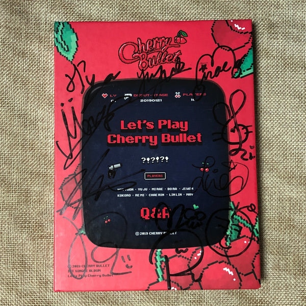 CHERRY BULLET HAND SIGNED [ Let's Play ] Promo Album Autographed / NO PC