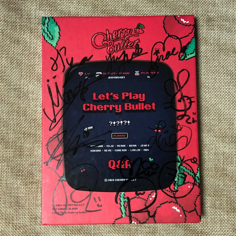 CHERRY BULLET HAND SIGNED [ Let's Play ] Promo Album Autographed / NO PC