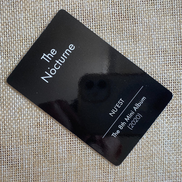 NU'EST ARON #1 [ The Nocturne ] Official Photocard, 8th Mini Album / New / Gift