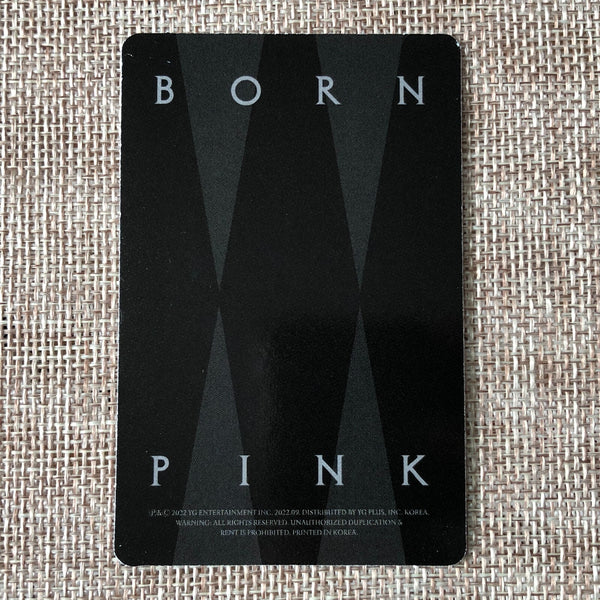 BLACKPINK JISOO #1 [ Born Pink ] Official Photocard, Digipack Ver. / New / Gift