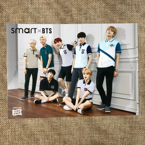 BTS GROUP #11 [BTS X Smart Uniform Promotional] Official Photo / New, Rare /+G