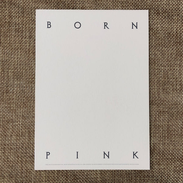 BLACKPINK LISA [ Born Pink ] Official Postcard, Box Set Ver / New / Gift